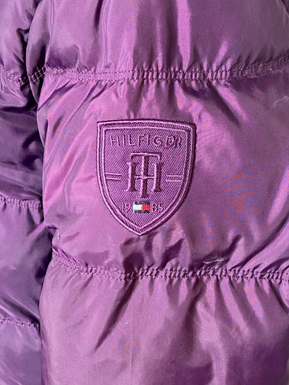 HILFIGER Purple Coat Size L - Pre-loved