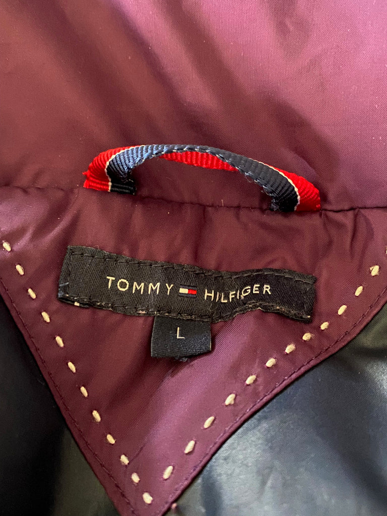 HILFIGER Purple Coat Size L - Pre-loved