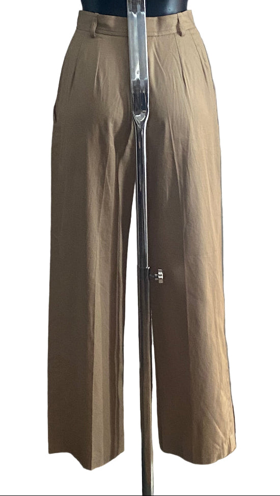 VINTAGE YVES SAINT LAURENT Wide Leg Trousers UK8 - Pre-loved