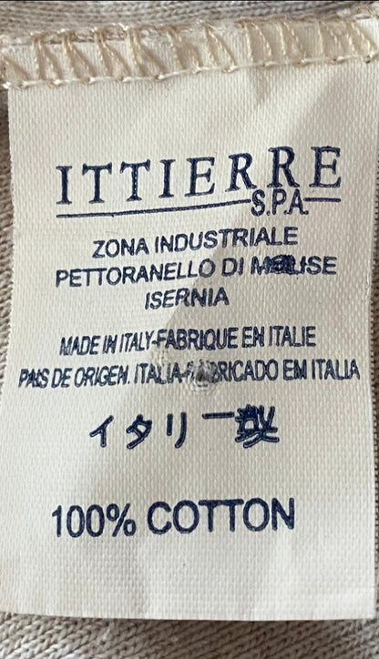 Moschino Cream Vest Top - Label