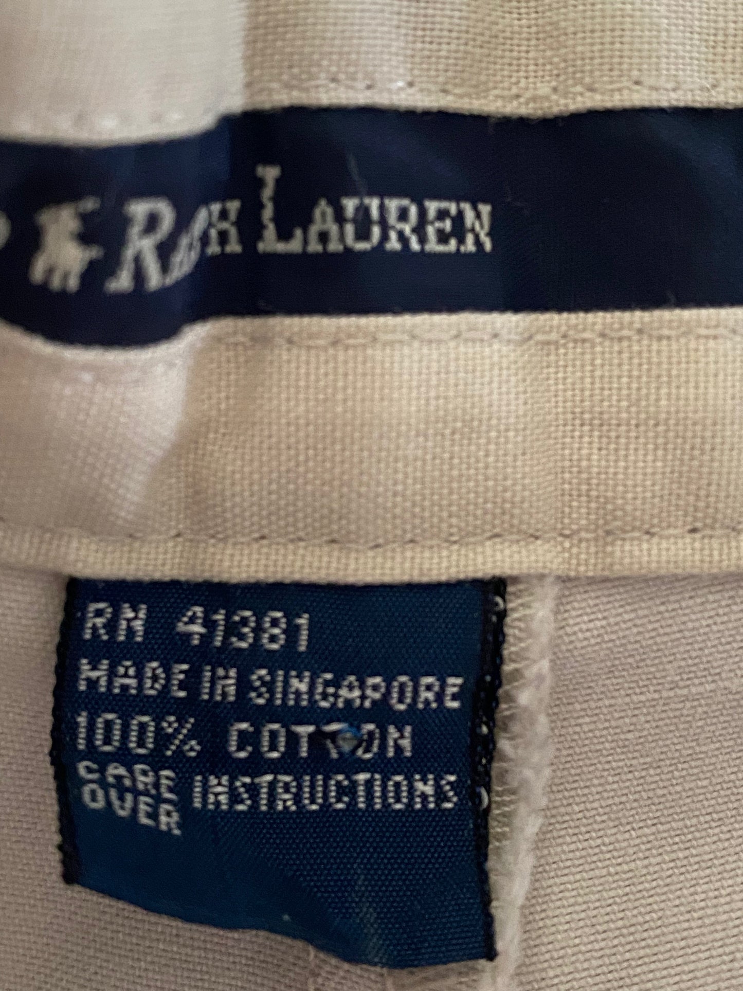 POLO Cream Chino Trousers W40x34 - Pre-loved in Fabulous Condition