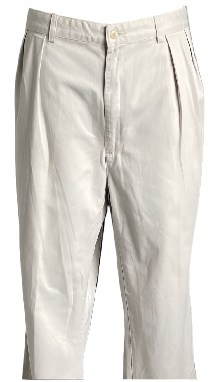 POLO Cream Chino Trousers W40x34 - Pre-loved in Fabulous Condition