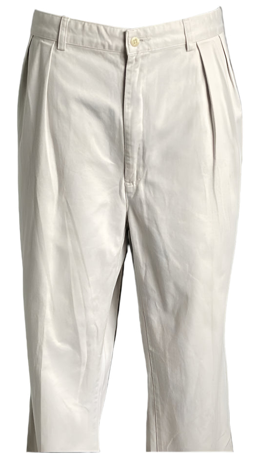 POLO Cream Chino Trousers W40x34 - Pre-loved in Fabulous Condition
