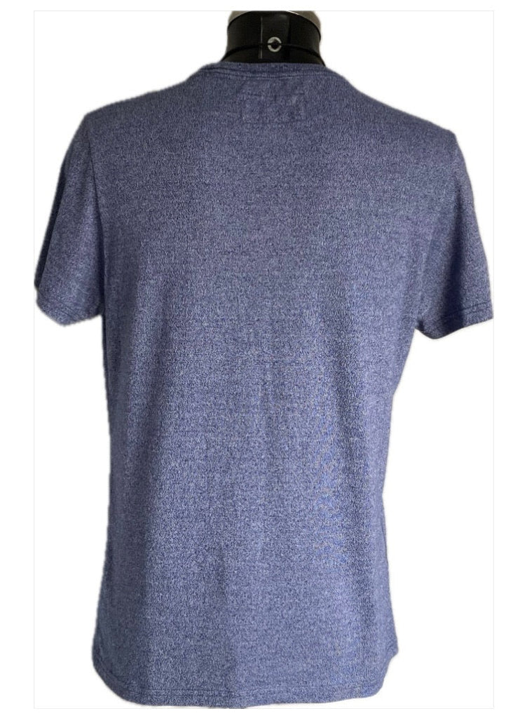 Superdry Blue T-Shirt - Size L - Rear