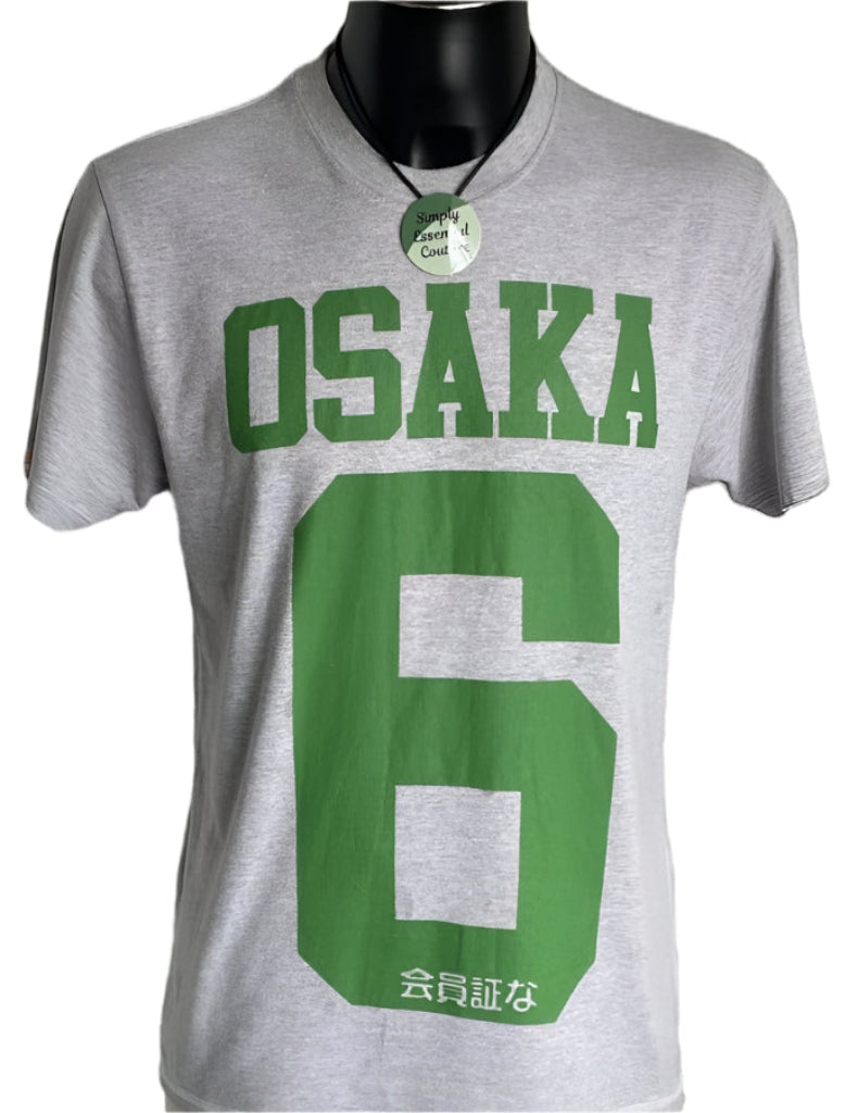 Superdry Grey Osaka T-Shirt - Size M - Front 