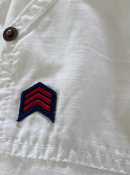 Abercrombie Crop Trousers Sargent Badge 