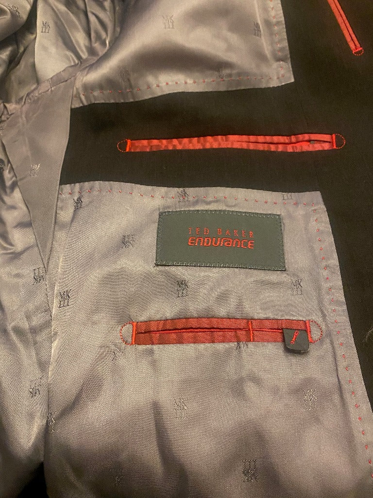 TED BAKER Grey Suit Jacket - 40"
