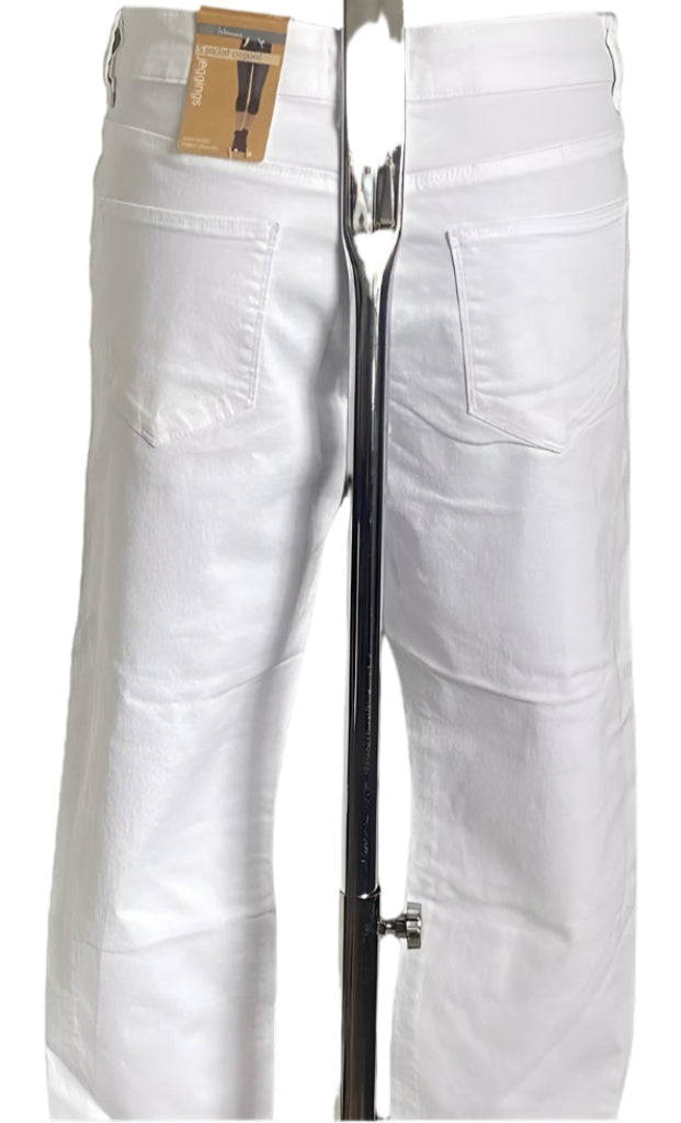 M&S White Cropped Jeggings - Size UK12