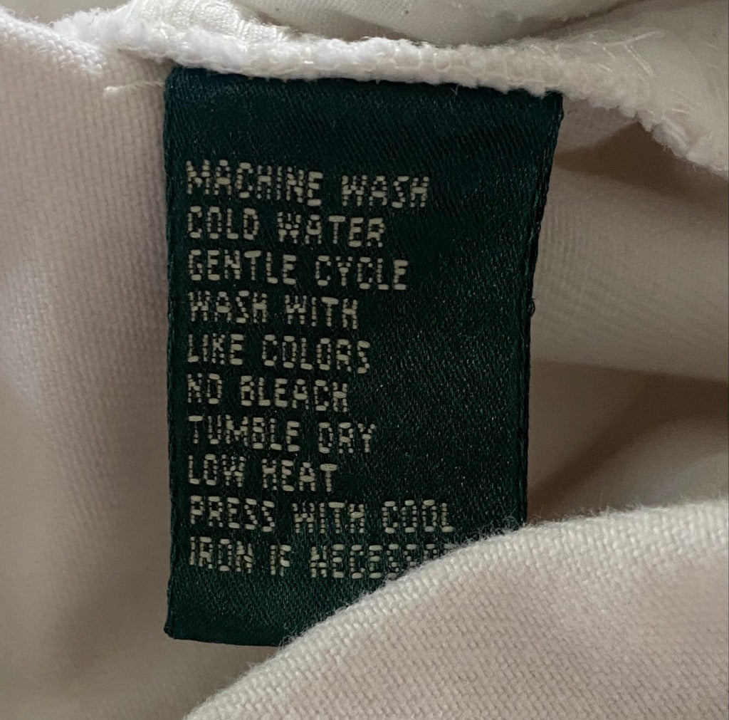 Lauren Jeans Co. White Cropped Jeans - UK12