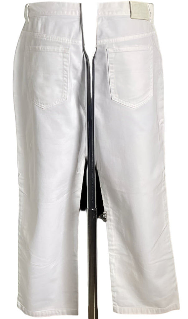Lauren Jeans Co. White Cropped Jeans - UK12