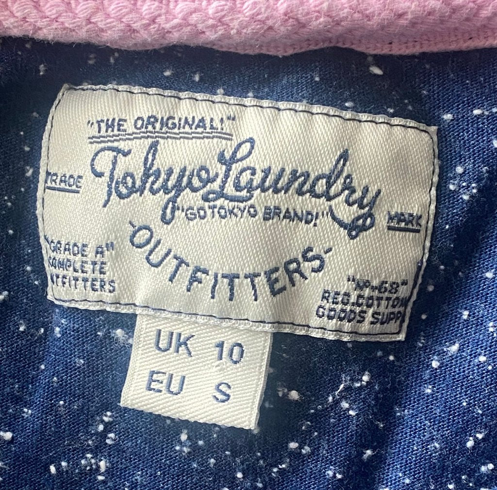 Tokyo Laundry Navy T-Shirt Size UK10 - Pre-loved