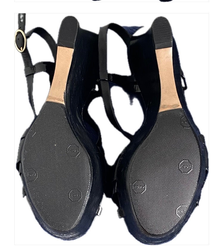 BALLY (Switzerland) Black Leather Sandals - UK4 - Brand New with Tags