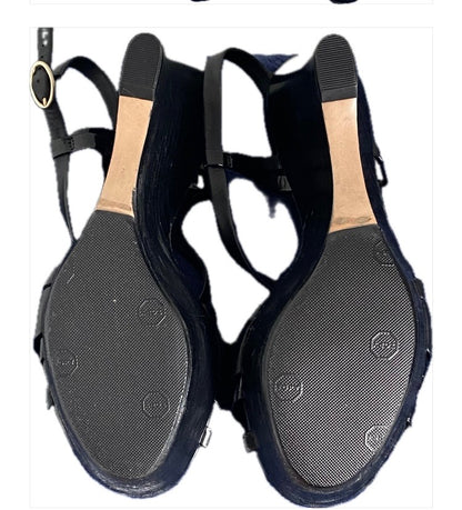 BALLY (Switzerland) Black Leather Sandals - UK4 - Brand New with Tags
