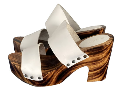 Kurt Geiger White Leather Sandals - UK6
