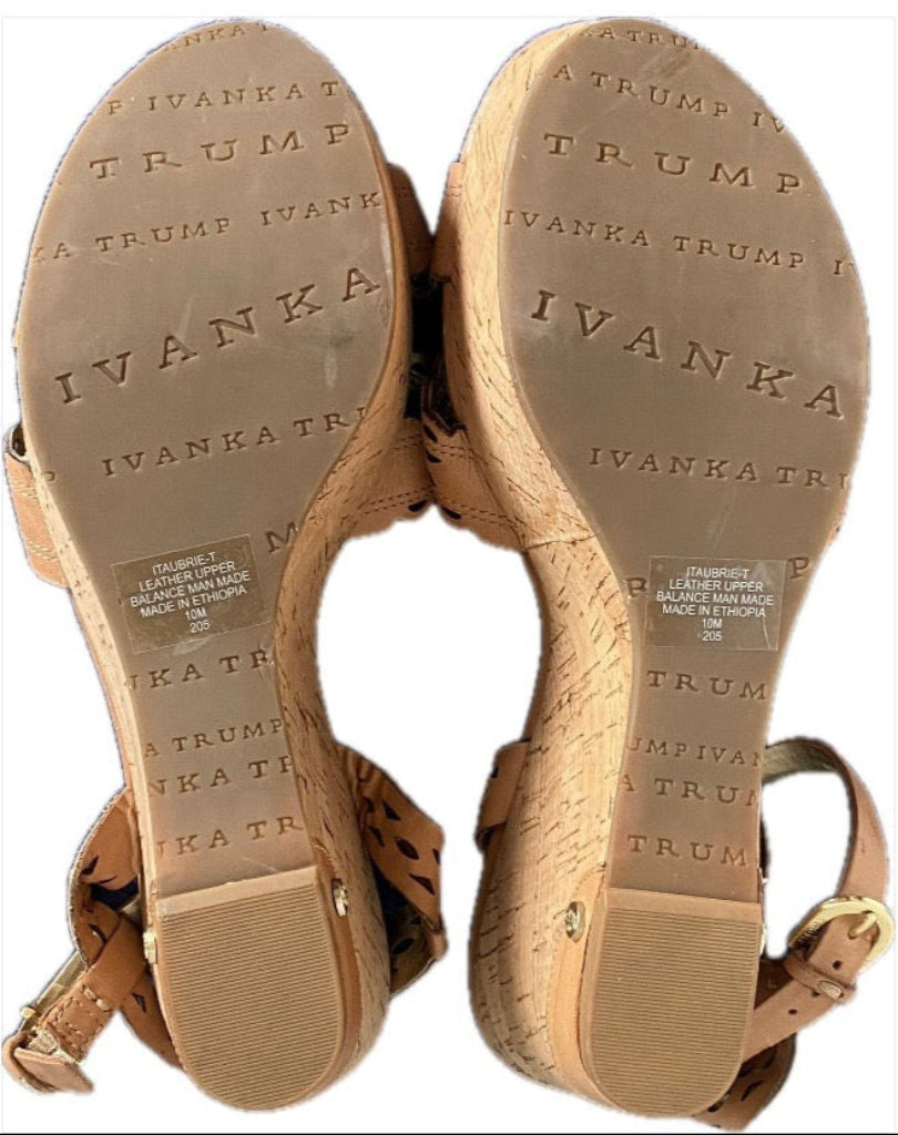 Ivanka Trump Leather Sandals - UK10