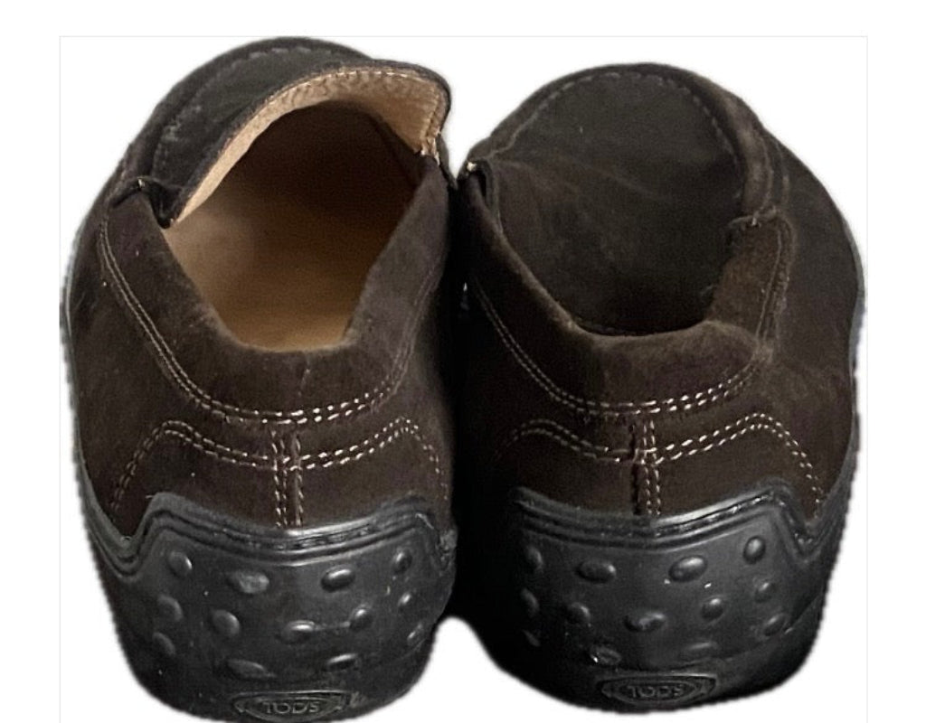 TODS Brown Suede Loafers - UK4.5