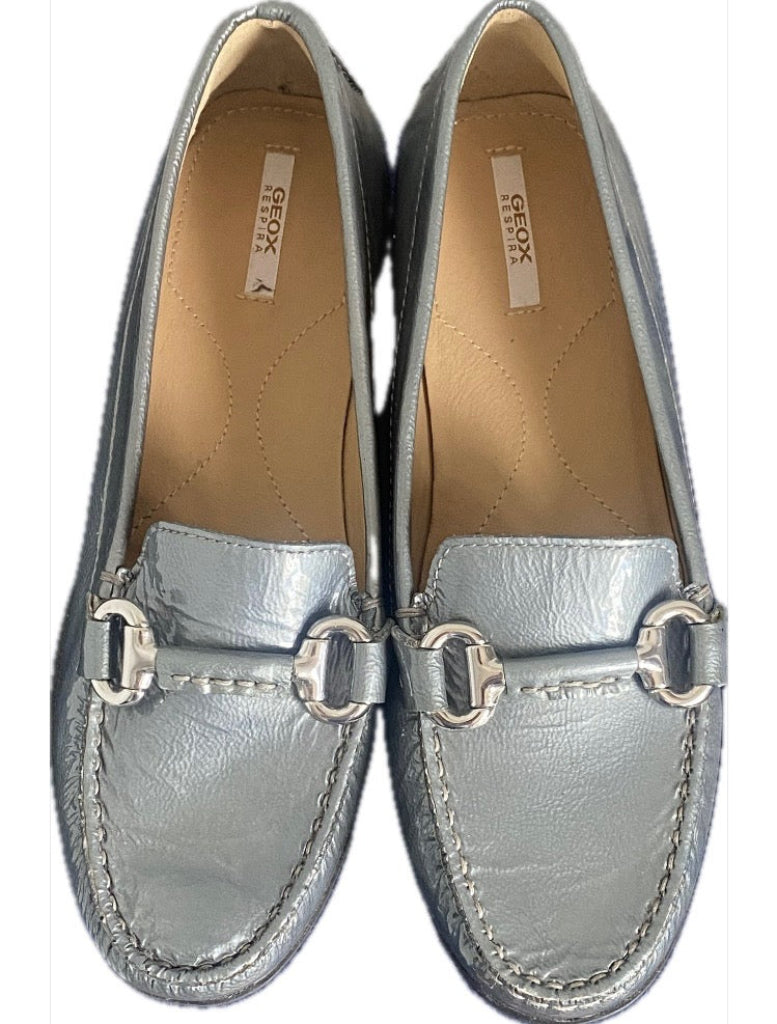 GEOX Aqua Respira Leather Loafers - UK4