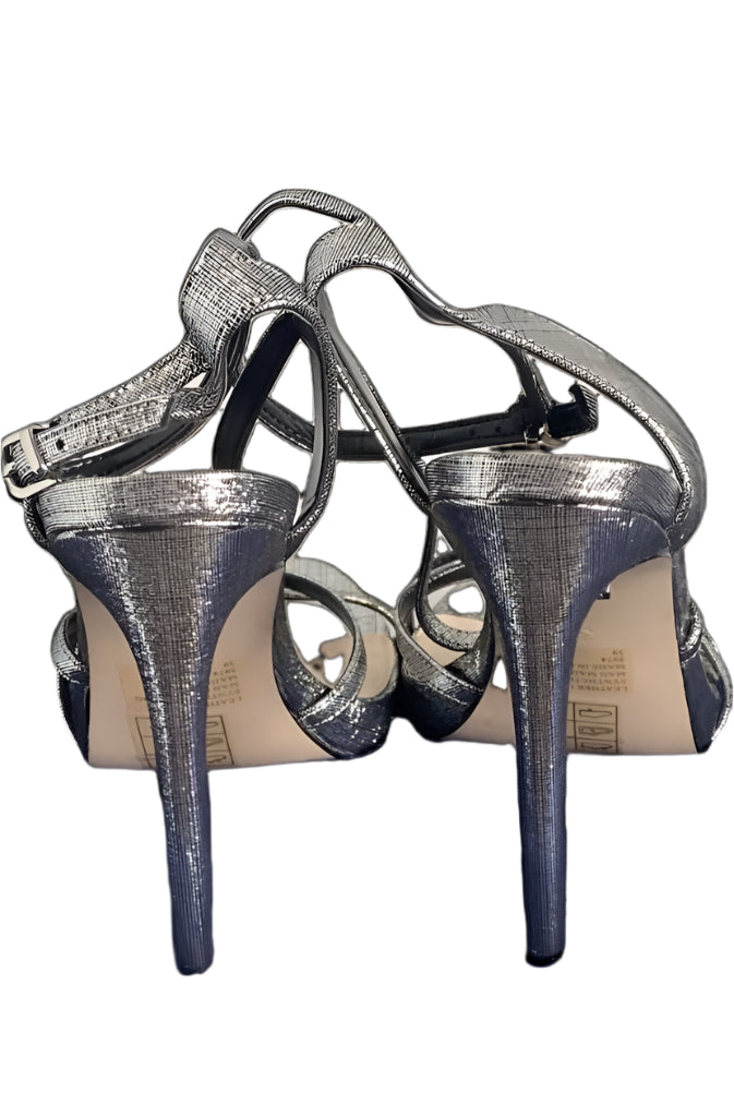 Carvela Silver Strappy Sandals - Heels