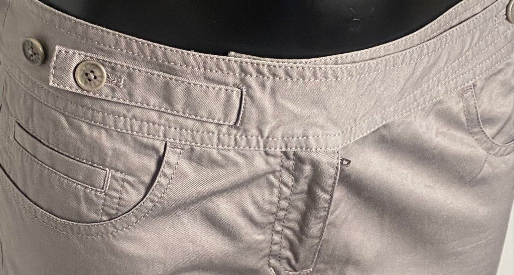Ted Baker Grey Trousers Fly Detail