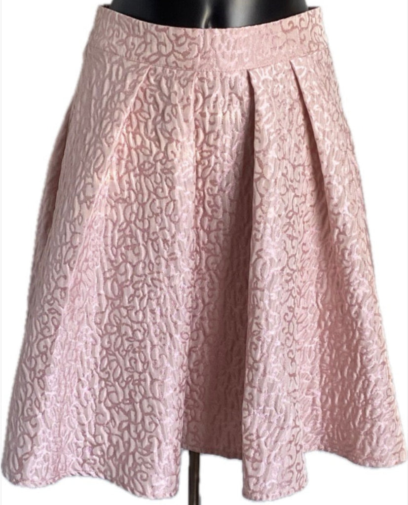 Rinascimento Pink Jacquard Skirt - UK M