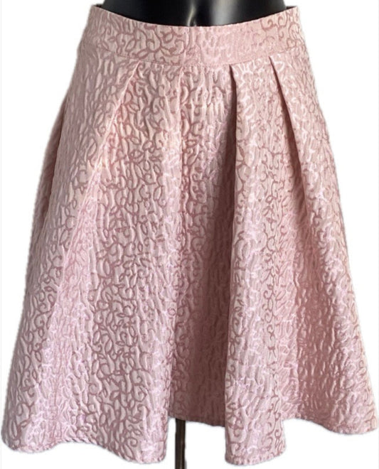 Rinascimento Pink Jacquard Skirt - UK M