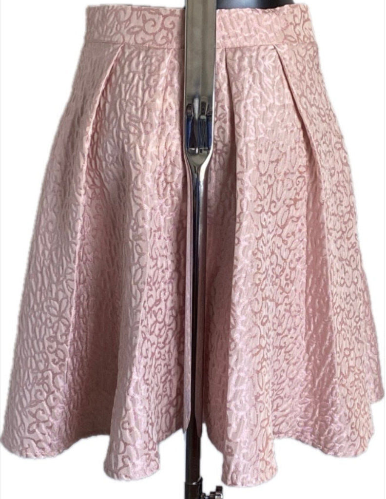 Rinascimento Pink Jacquard Skirt - UK M