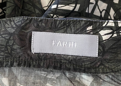 FARHI Green Cotton Dress Size UK16 - Pre-loved