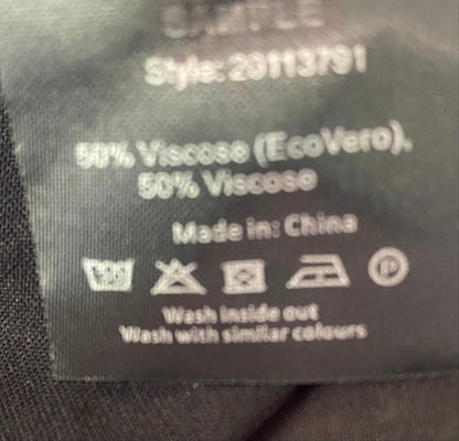 ICHI Black Smock Dress Size UK8 - NEW with Tags