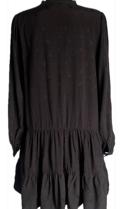 ICHI Black Smock Dress Size UK8 - NEW with Tags