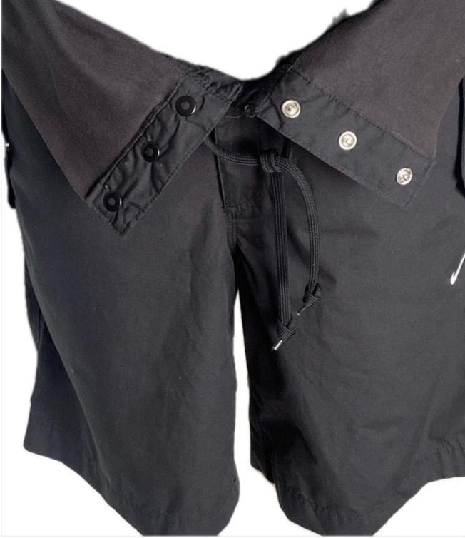 NIKE Black Soft Top Shorts - Size UK M - Pre-loved in Superb Condition
