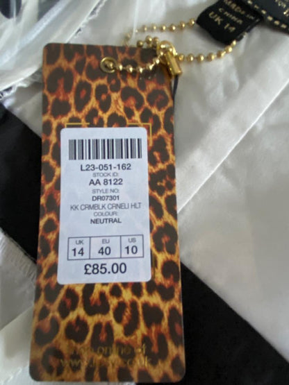 Lipsy Kardashian White Dress - UK14