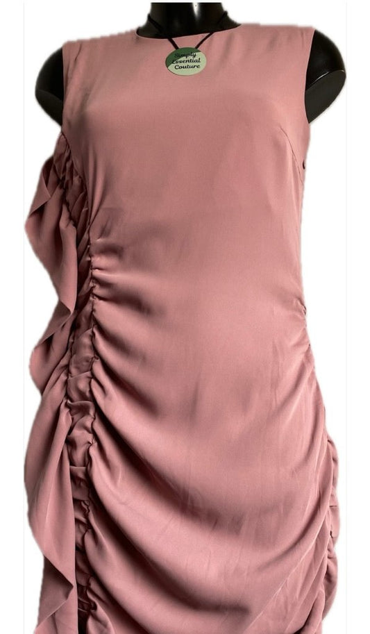 AQ/AQ Dusky Pink Dress Size UK12 - NEW With Tags