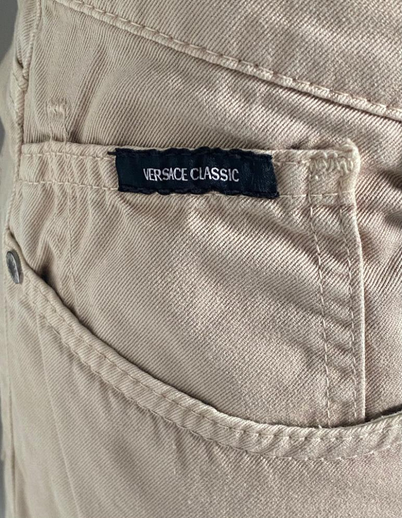 Versace Cream Jeans W34 - 5th Pocket