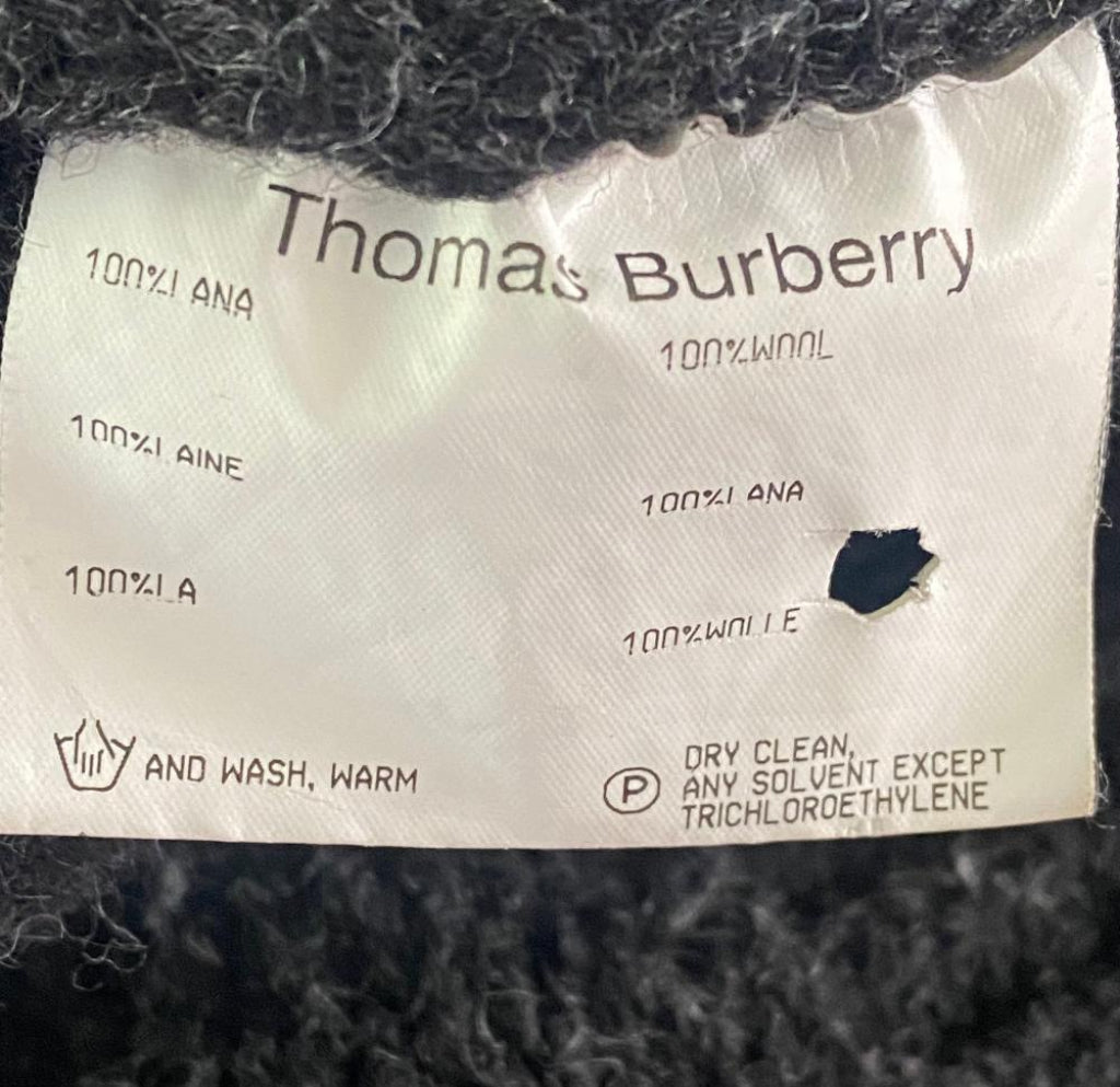 Burberry Chunky Knit Cardigan - Wash Label