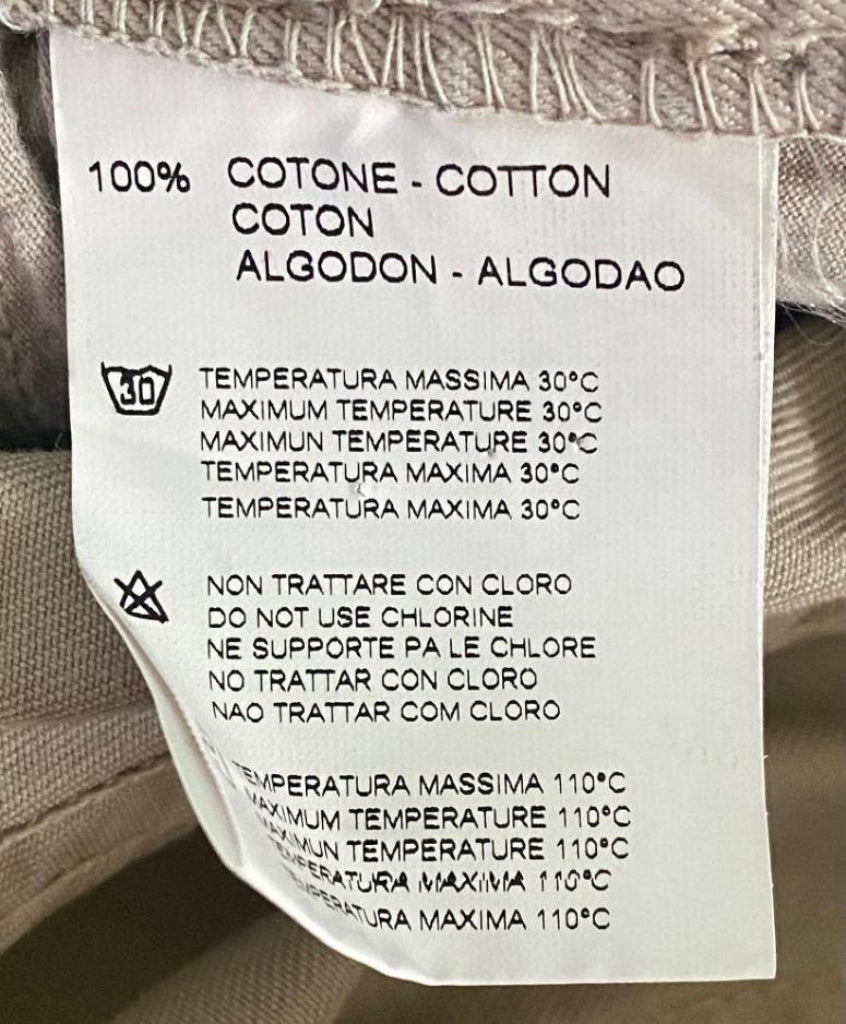 Versace Cream Jeans W34 - Wash Label