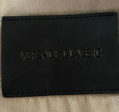 Versace Cream Jeans W34 - Leather Badge