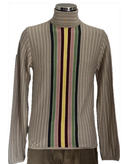 Paul Smith Beige Striped Jumper - Size M