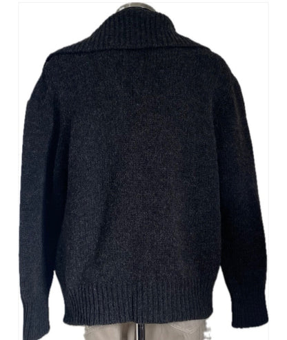 Thomas Burberry Chunky Knit Cardigan - Size L