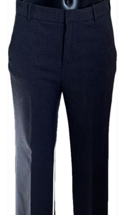 ZARA Grey Checked Trousers - UK10