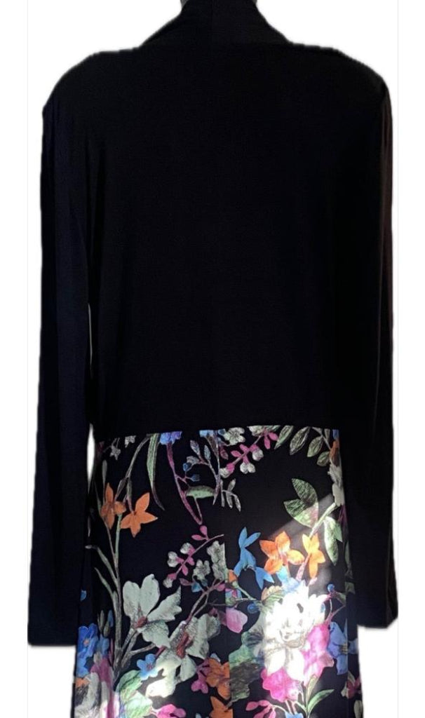JOE BROWNS Black Floral Dress - UK 18