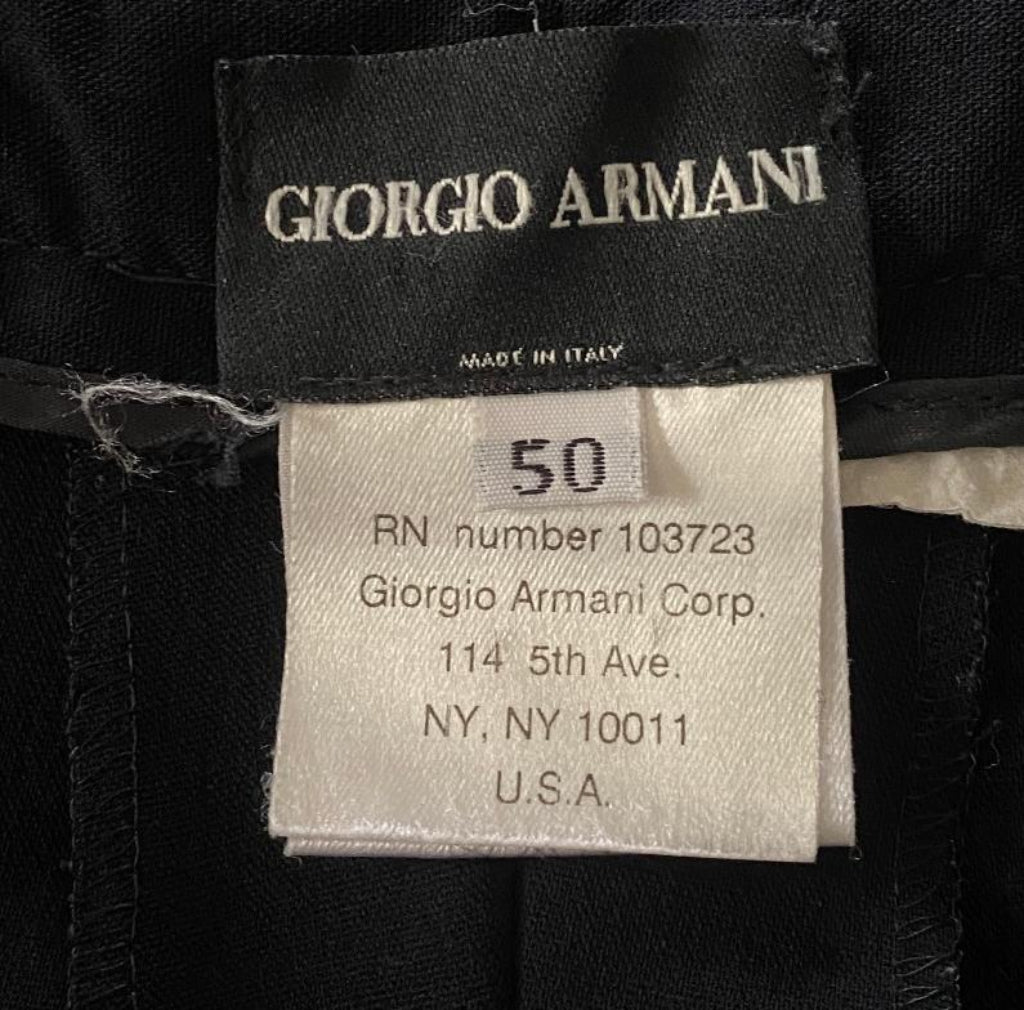 Giorgio Armani Navy Trousers - Label