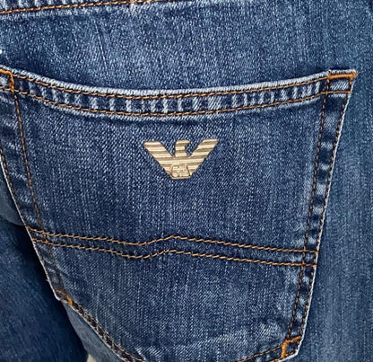 Armani Jeans Blue W36 - Metal Logo