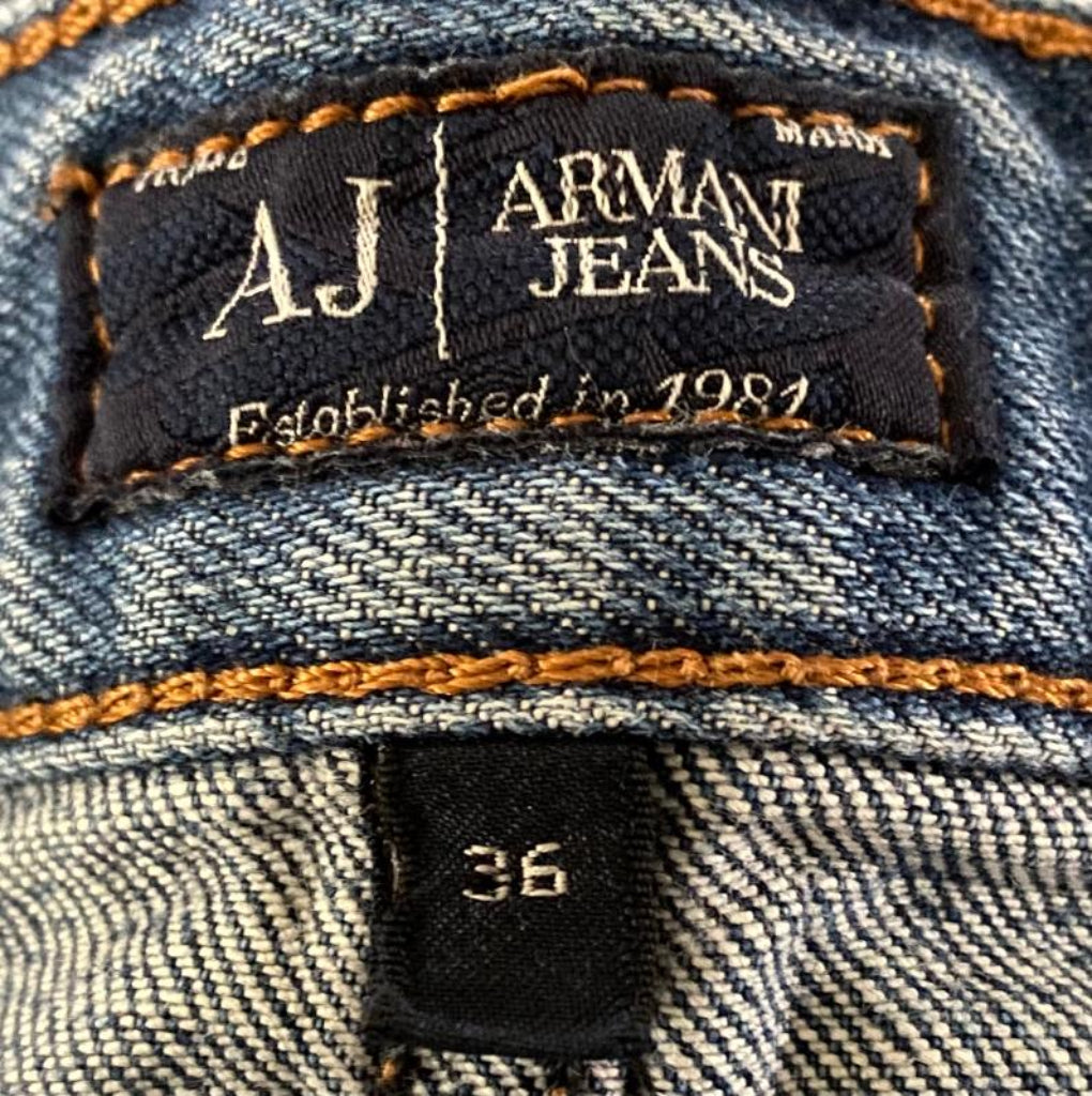 Armani Jeans Blue W36 - Armani Label