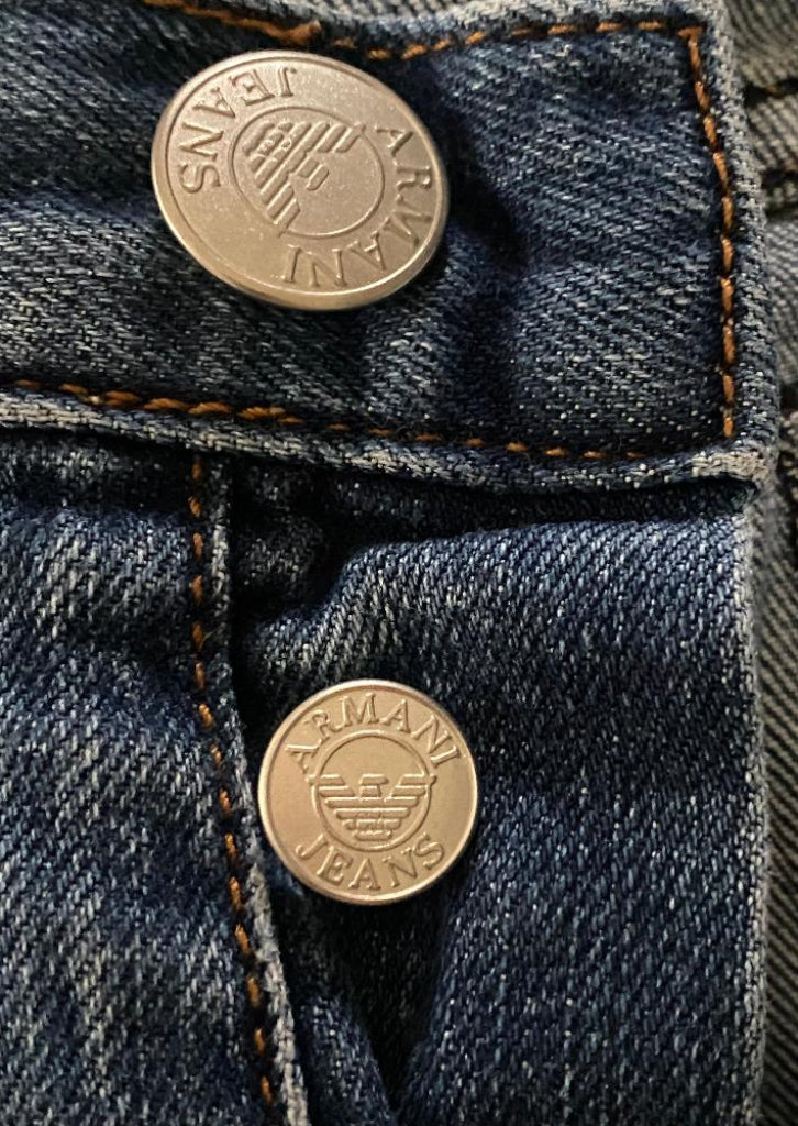 Armani Jeans Blue W36 - Button Detail