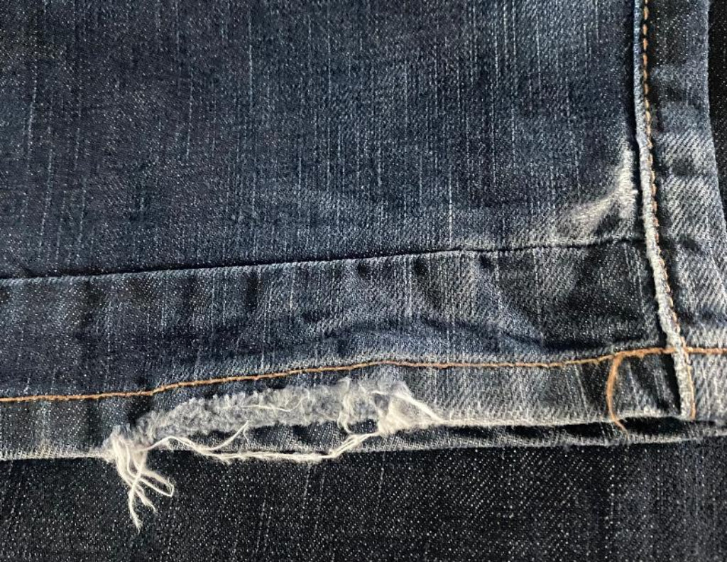 Superdry Blue Black Label Jeans W34 - Frayed hem