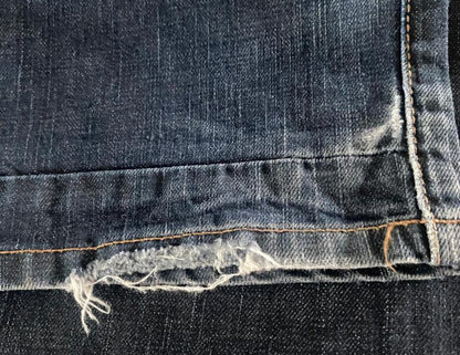 Superdry Blue Black Label Jeans W34 - Frayed hem