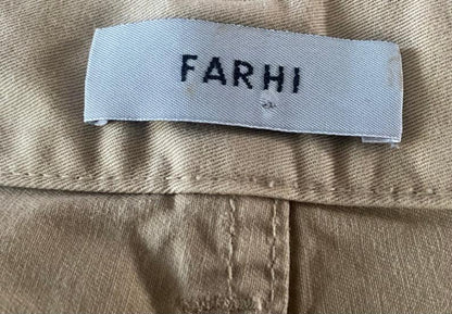 Nicole Farhi Beige Cotton Jeans - Label