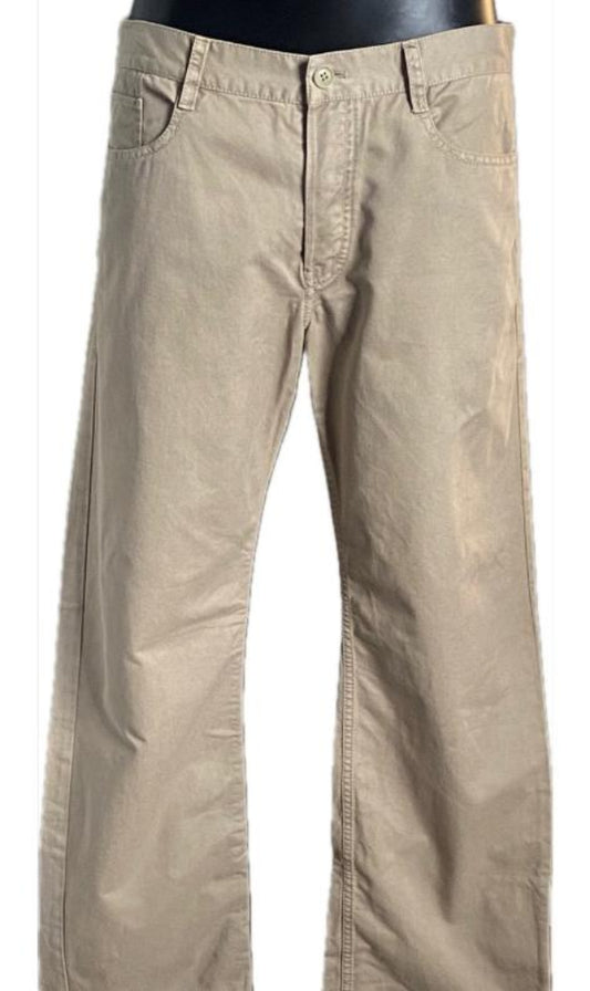 Nicole Farhi Beige Cotton Jeans - Front