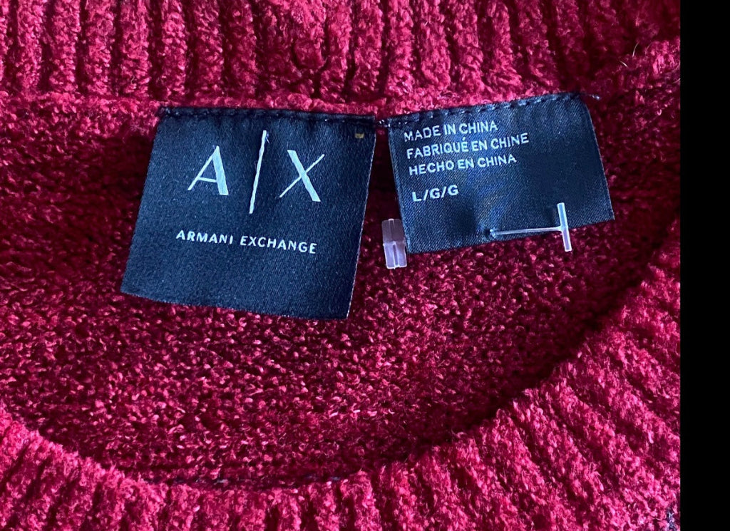 Armani Exchange Jumper - Size M - Labels