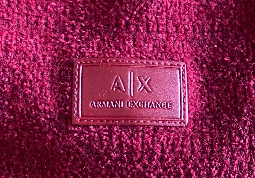 Armani Exchange Jumper Leather Badge